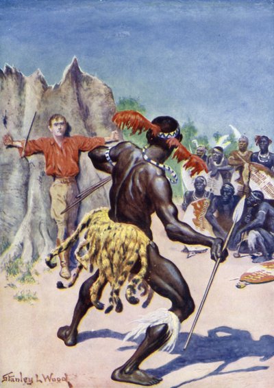 Derek realised that Zumtewayo was balancing for the throw by Stanley L. after Wood